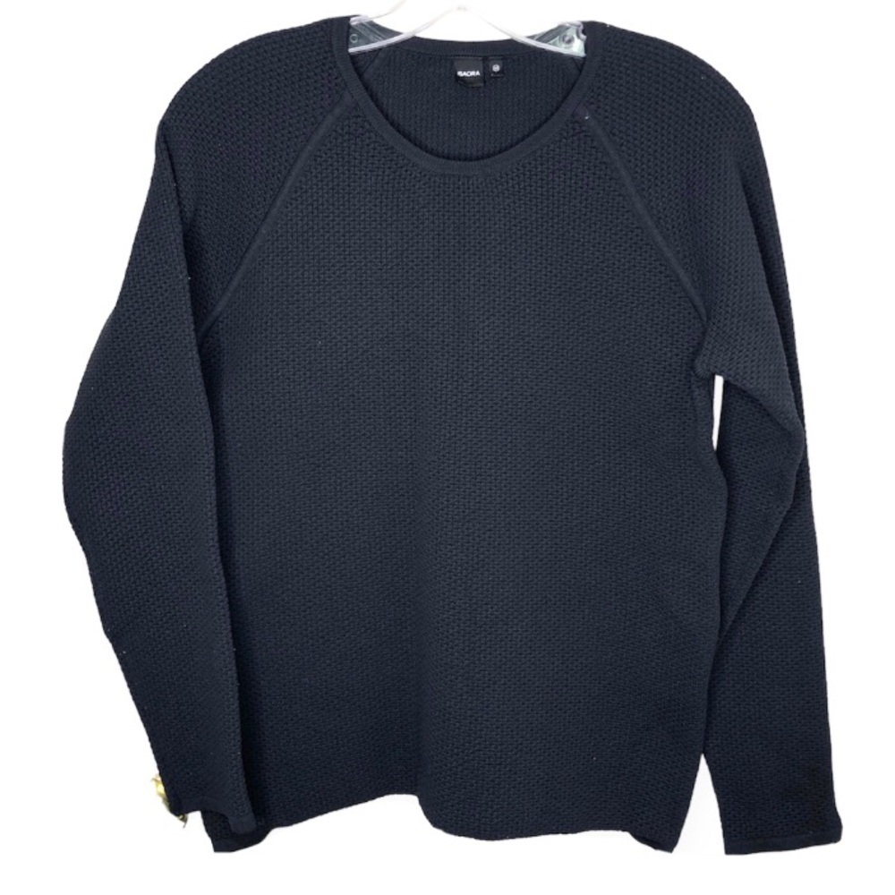 Isaora Blue Tight Knit Sweater